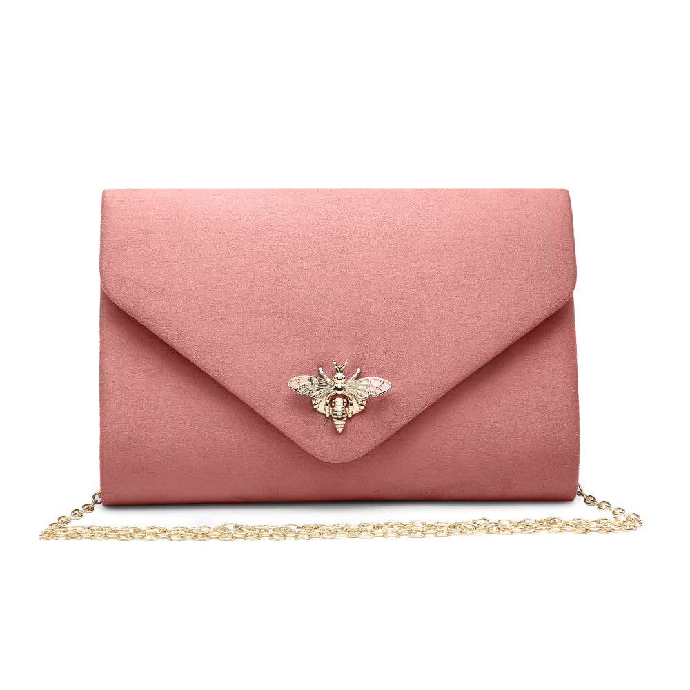 Papaya Fashion Ltd – Engroshandel Clutch - Dame – Y256 ruskind clutch med bi-formet lås7