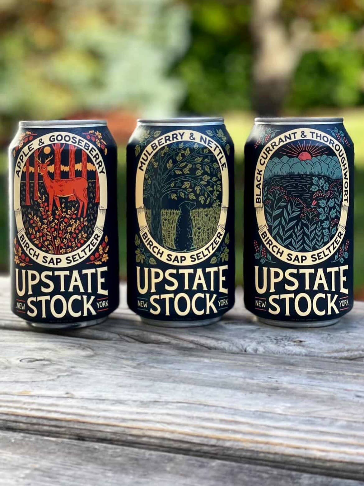 Upstate Stock Seltzers - Vente Eau gazeuse - PACK DE 12 SELTZER DE SÈVE DE BOULEAU POMME ET GROSEILLE6