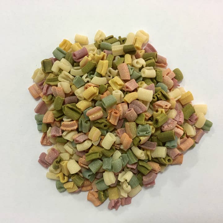 Pasta Numeri naif artesanal con trigo duro italiano y colores naturales para venta al por mayor de Pastificio del Colle