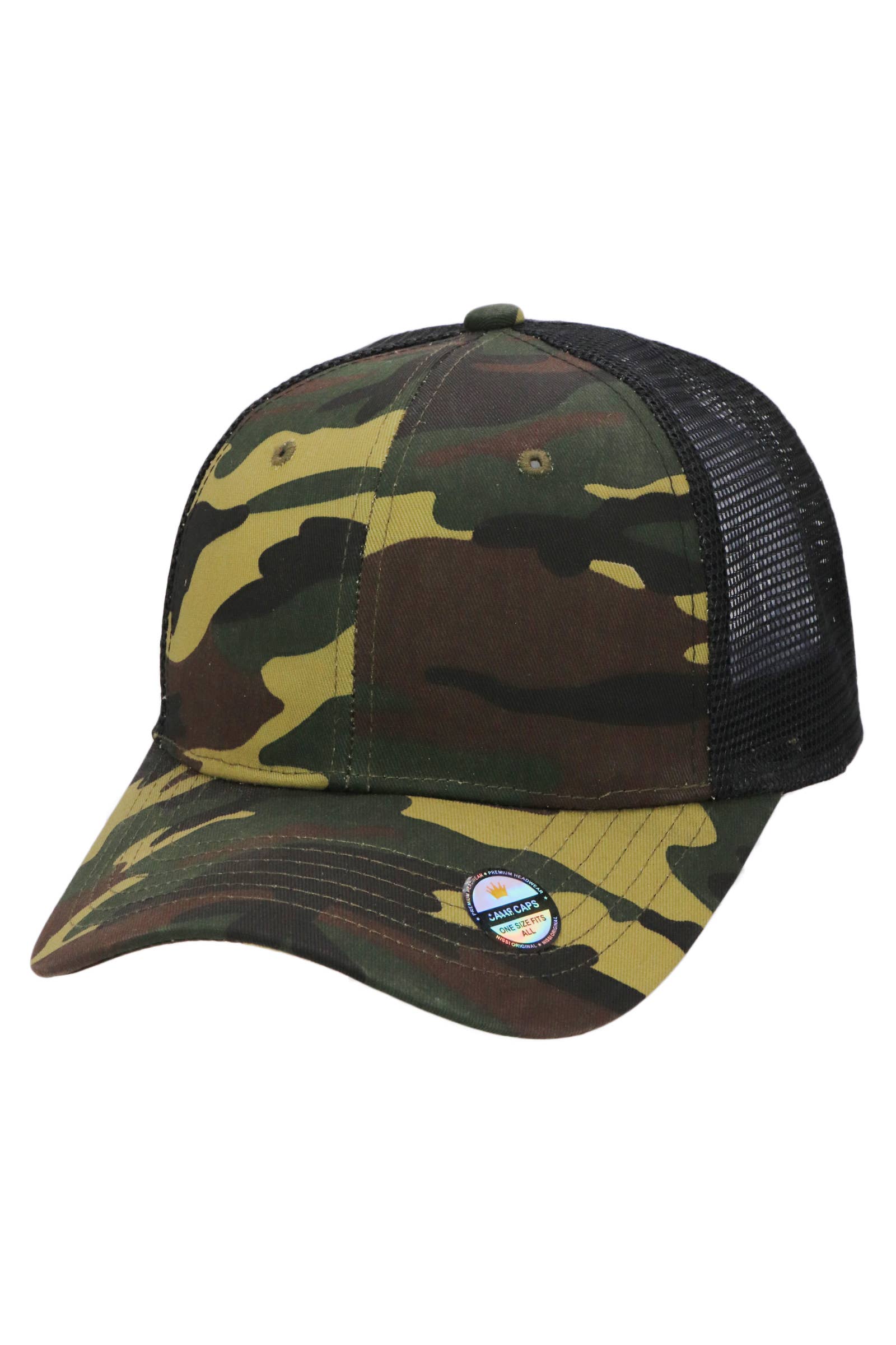 Cap Zone – Großhandel Trucker-Cap – Unisex – Zweifarbige Nylon-Polyester-Strukturierte Sechs-Panel-Trucker-Kappe9