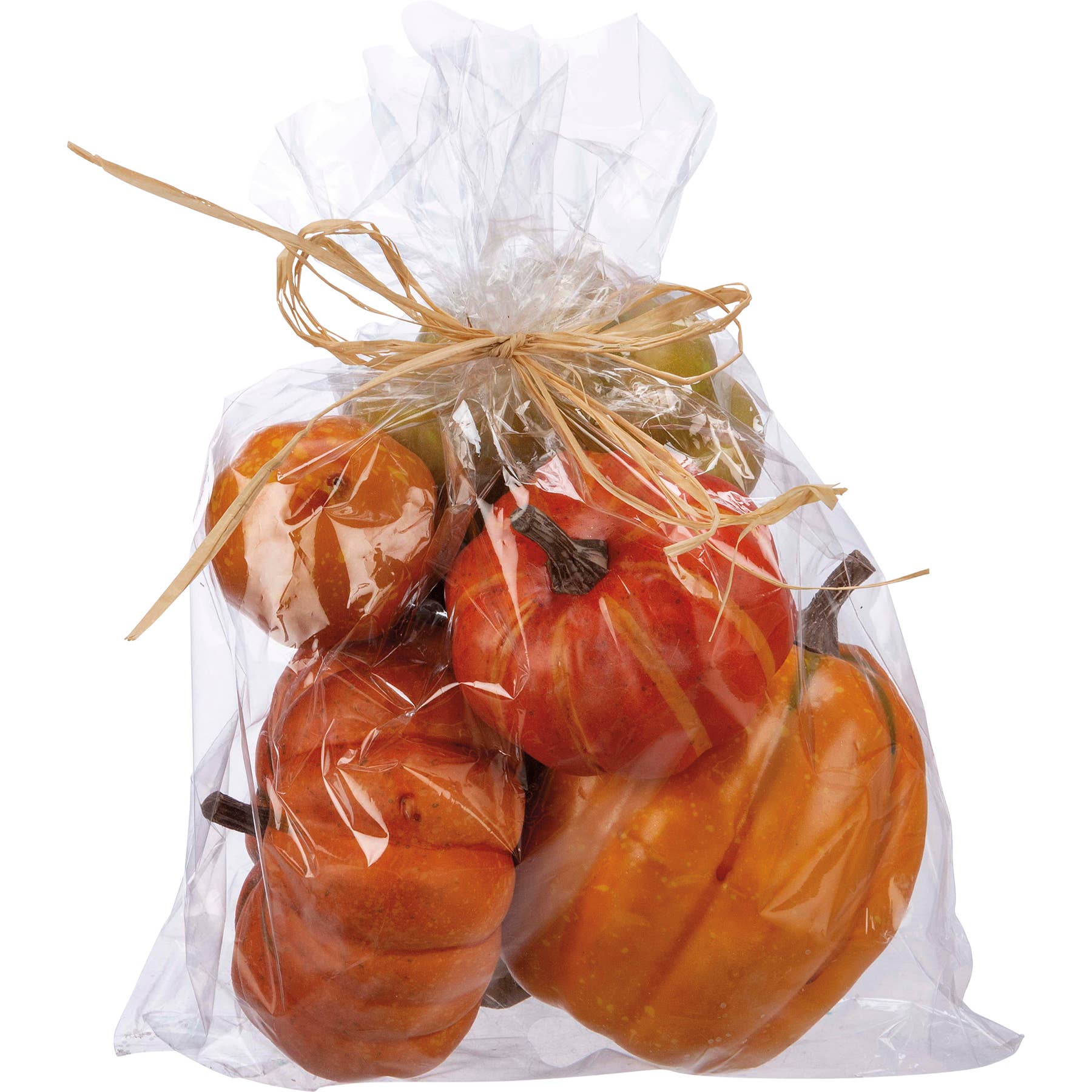 Primitives by Kathy - Wholesale Decorative Tabletop Object - Orange Mix Pumpkin Set1