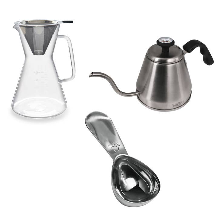 London Sip Stainless Steel Kettle w/ Beverage Thermometer for wholesale by Kitchen Supply