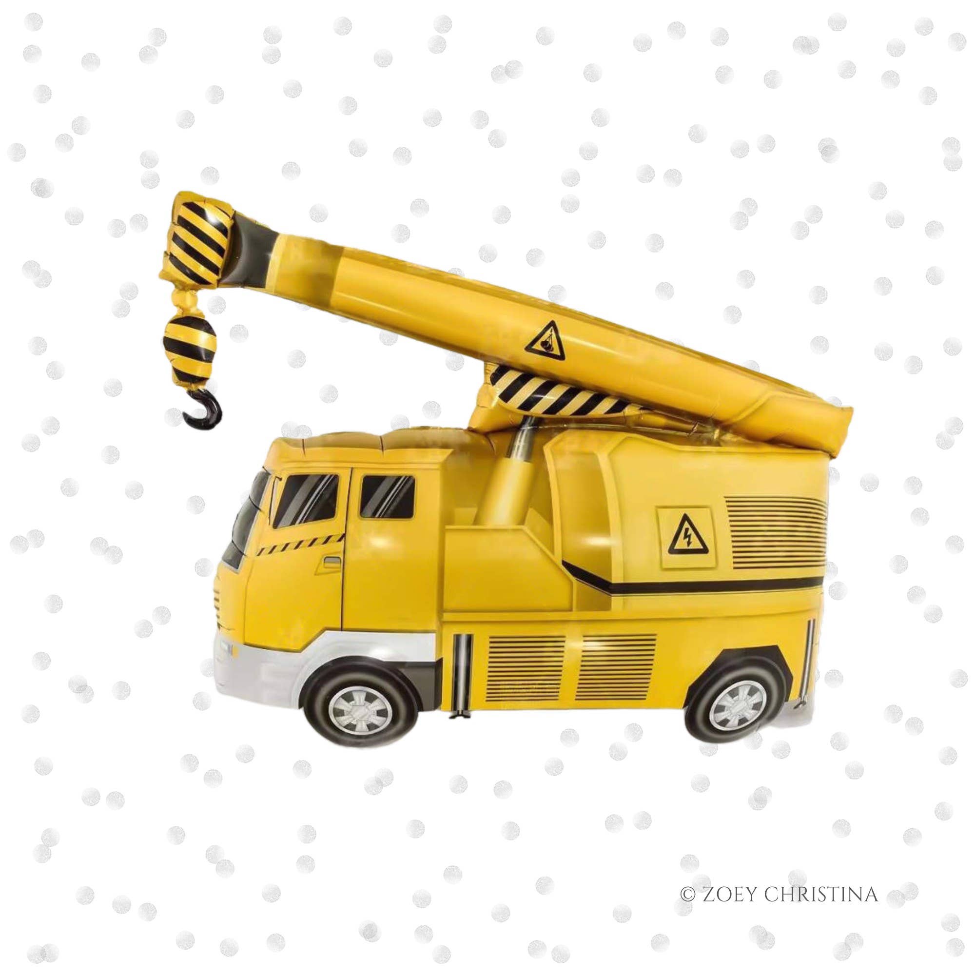 Zoey Christina - Wholesale Balloon - Construction Truck Foil Balloons – 4 Options1