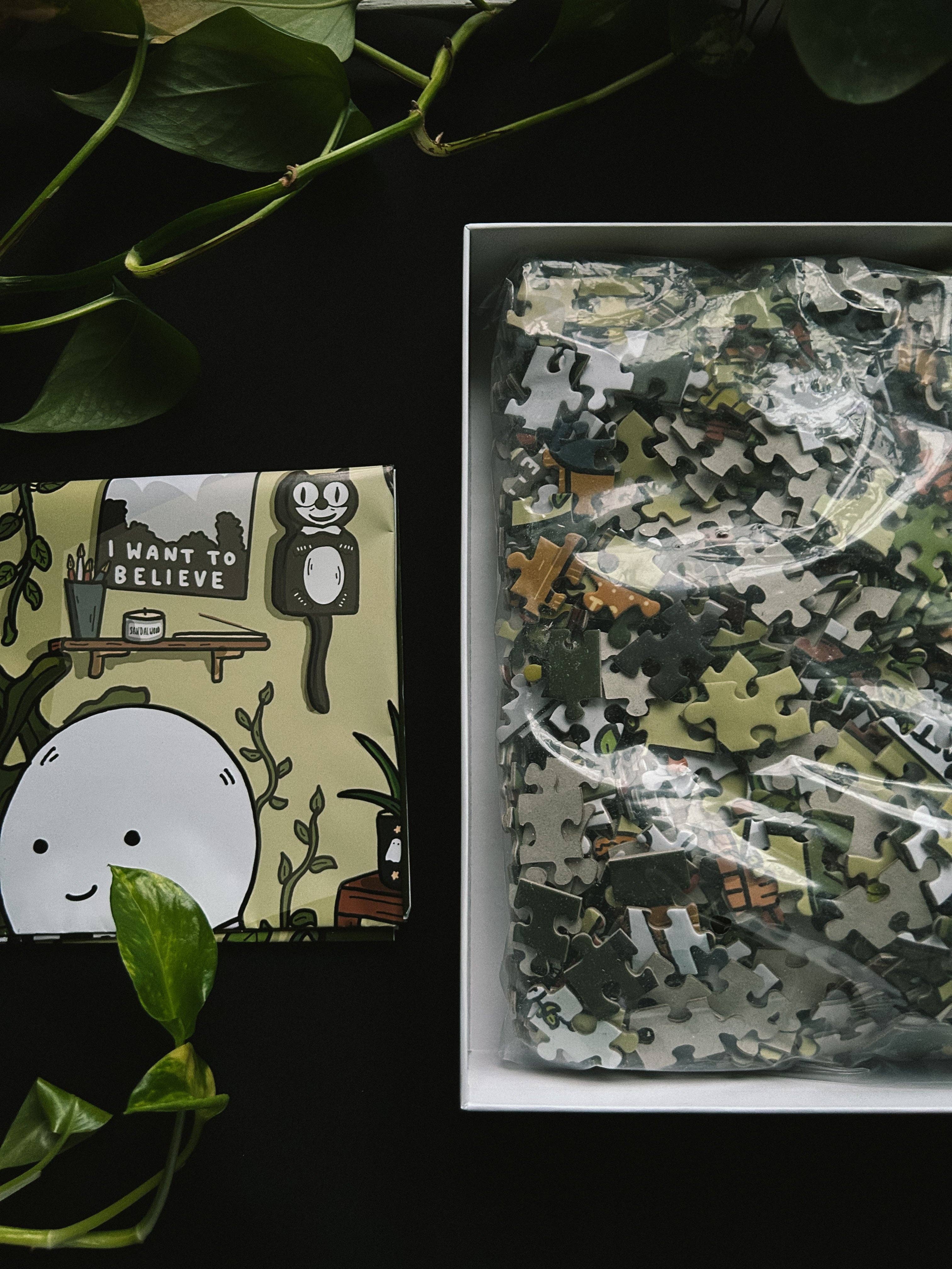 Little Spooky Studio – Engroshandel Puslespil - Voksen – Planteelsker Puslespil2