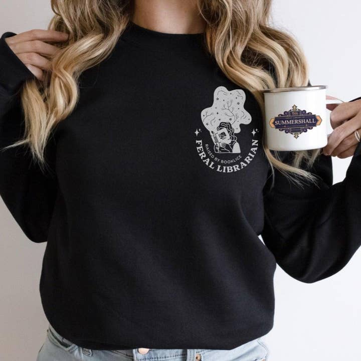 Maglione del Bibliotecario Selvaggio Cresciuto dai Pidocchi dei Libri per la vendita all'ingrosso da parte di The Bean Workshop