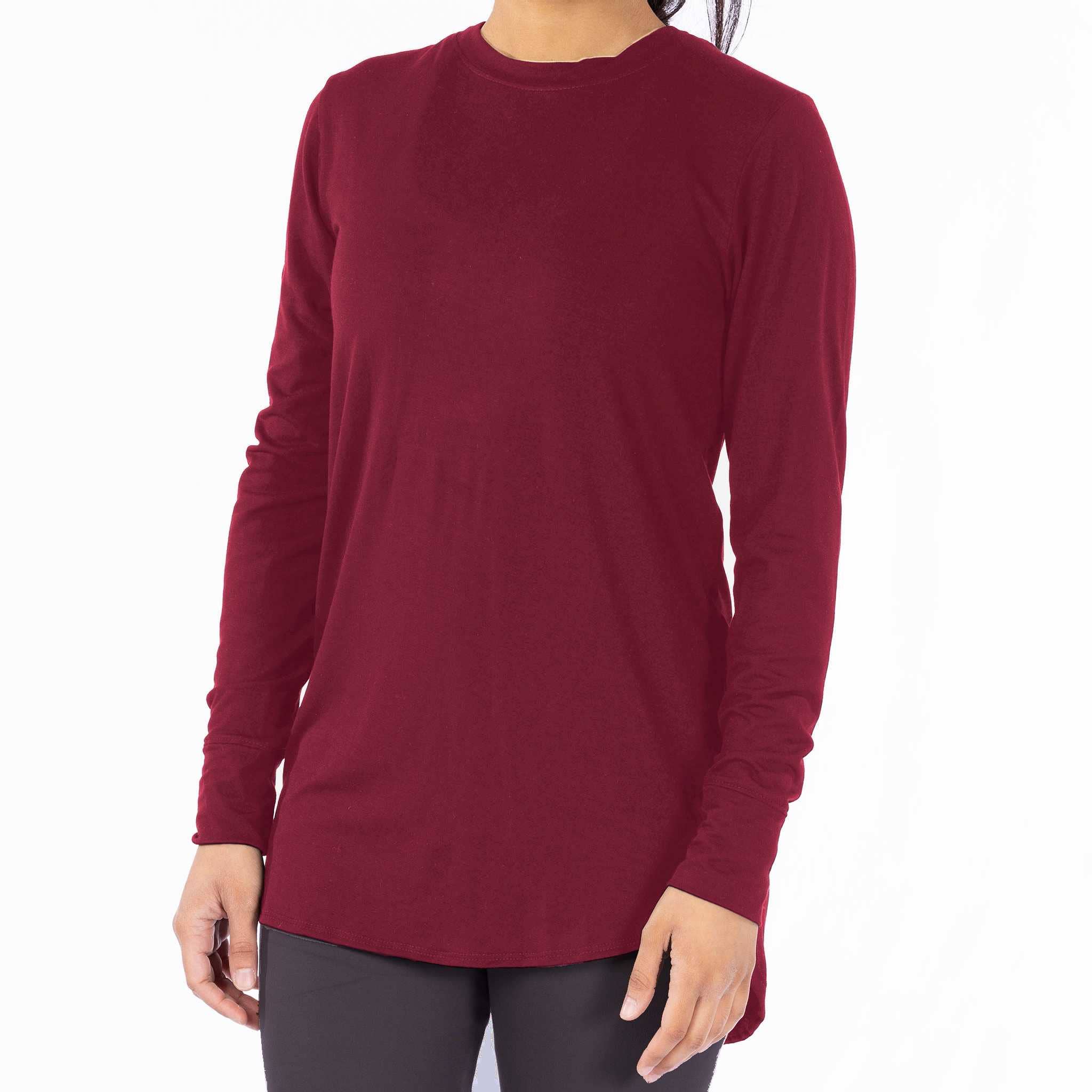 Izza Active - Wholesale Athletic Top - Women's - Bamboo Soft Casual Top | Long Shirt2