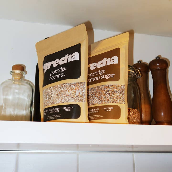 Grecha – Großhandel Frühstückszerealien – Instantbrei aus Buchweizen (Kokosnuss)1