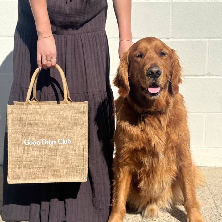 Goldie - Wholesale Pet Carrier - Dog - Good Dogs Club Jute Carrying Bag