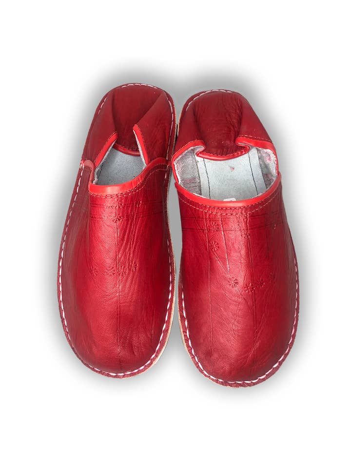 Marrakech Bazaar – Chinelos - Homem por atacado – Chinelos masculinos artesanais de couro marroquino2