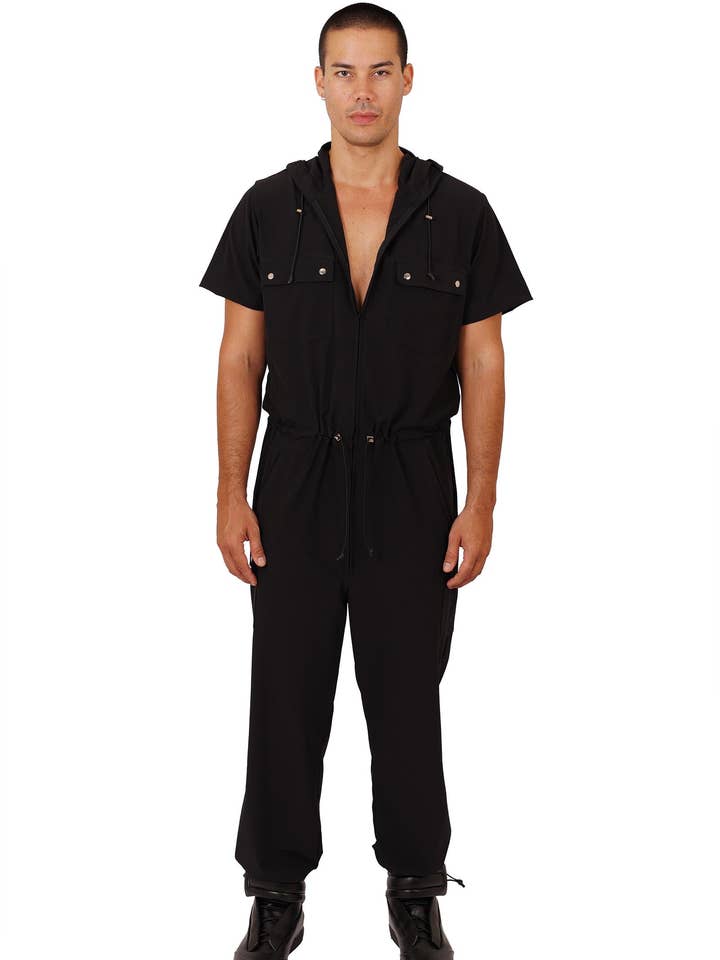 Zambia Herr Kortärmad Jumpsuit för wholesale av Ekoluxe