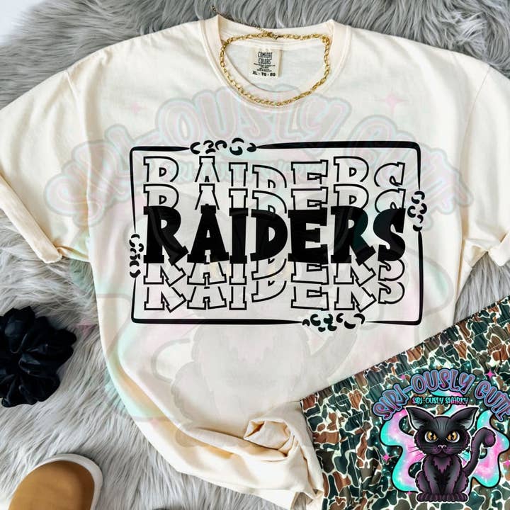 Stacked Mascot With Frame Raiders for wholesale by Siri-Ously Cute