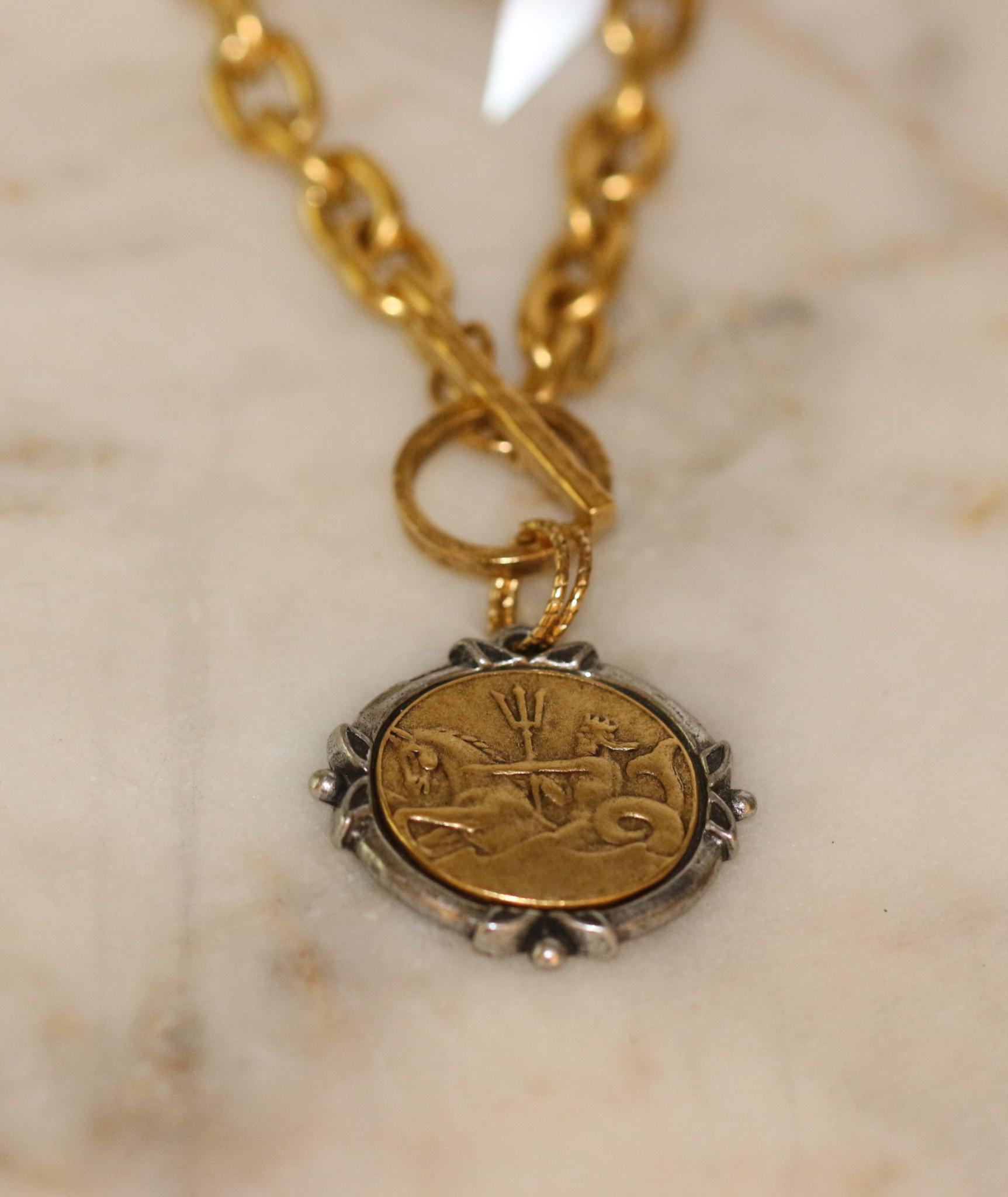 Deep South Originals Inc. - Wholesale Pendant/Charm Necklace - Neptune Coin Necklace5