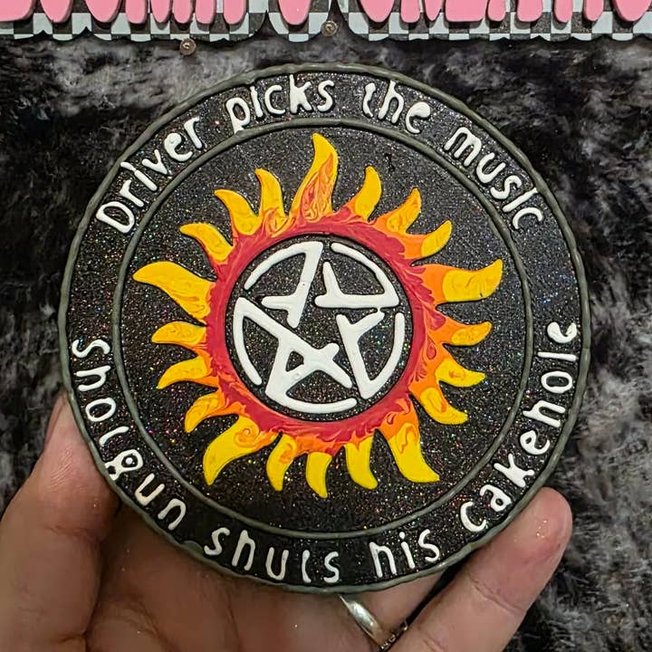 Driver Picks Music Handmade Car Air Freshener for wholesale by Buckin J Creations