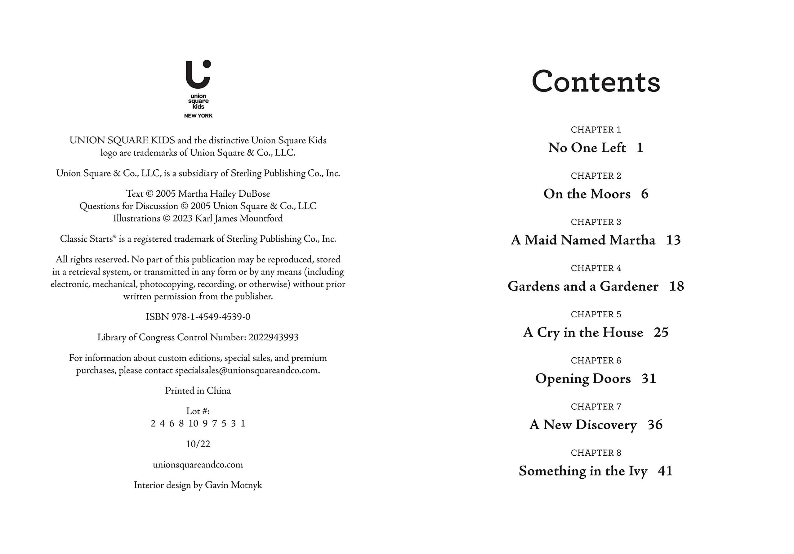 Hachette Book Group - Wholesale Classics - Classic Starts®️: The Secret Garden (Abridged Edition)1