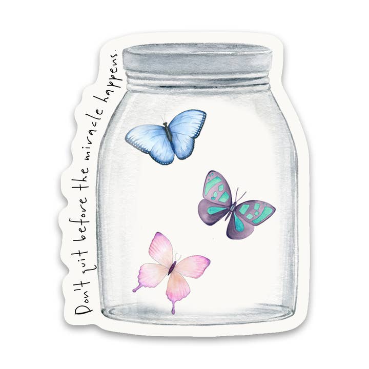 Butterfly Jar for wholesale by Scenic Route Design Co.