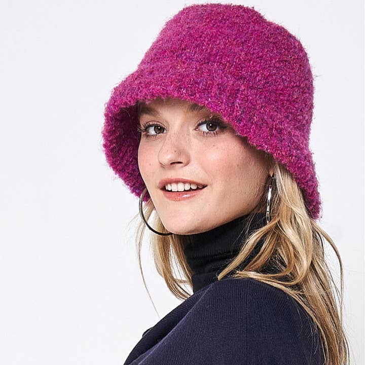 Fashion City - Venta al por mayor Gorro estilo pescador - Mujer - Sombrero de pescador sólido supersuave y difuso19