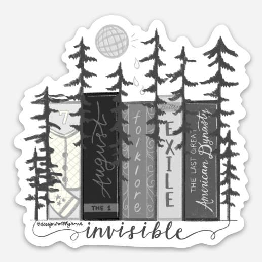 Flkrlr Book Sticker for wholesale by Designs with Jamie