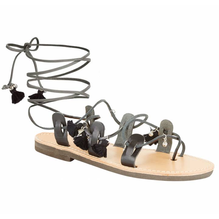 Mati Sandals - Black/Black for wholesale by Uzma Bozai