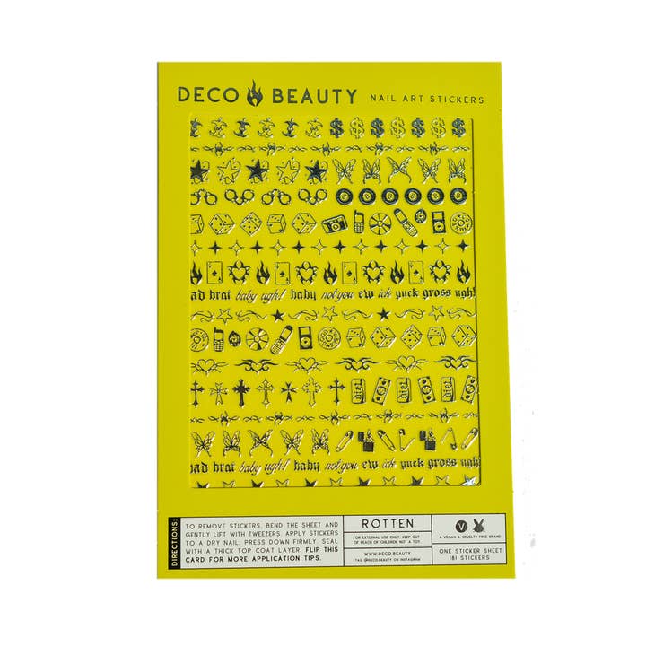 Deco Beauty - Vendita all'ingrosso Nail art/decalcomania unghie - Adesivi per Unghie - ROTTEN2