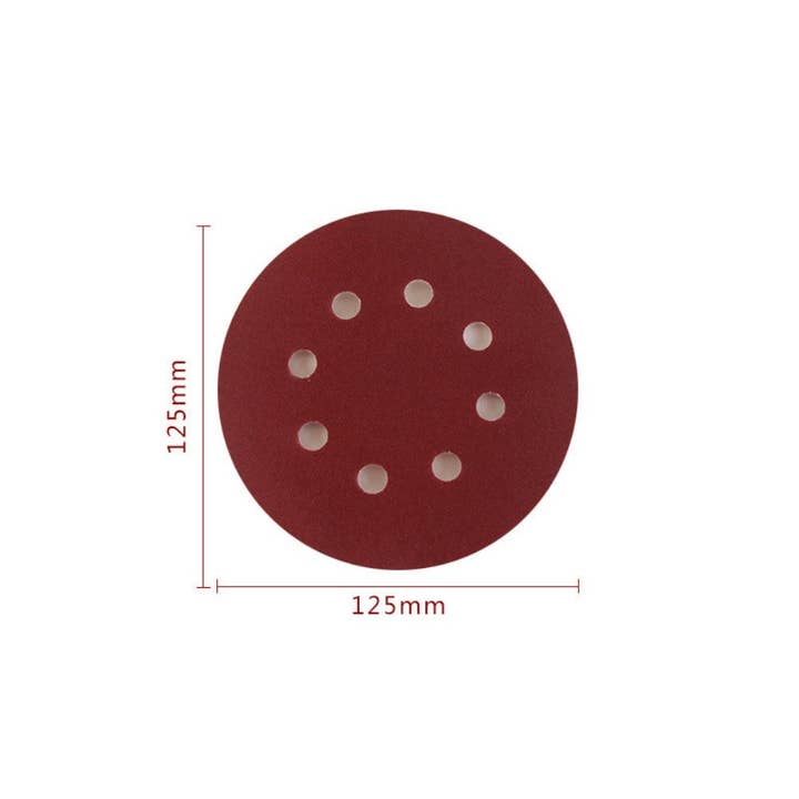 Ledsone – wholesale Sandpaper/pad – P-180 5 inch 8 Hole Sanding Discs Grind Paper Sanding Disc2