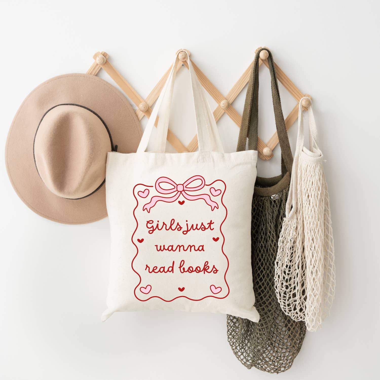 The Gift Genie LLC - Wholesale Tote Bag - Unisex - Girls Just Wanna Read - Tote Bag