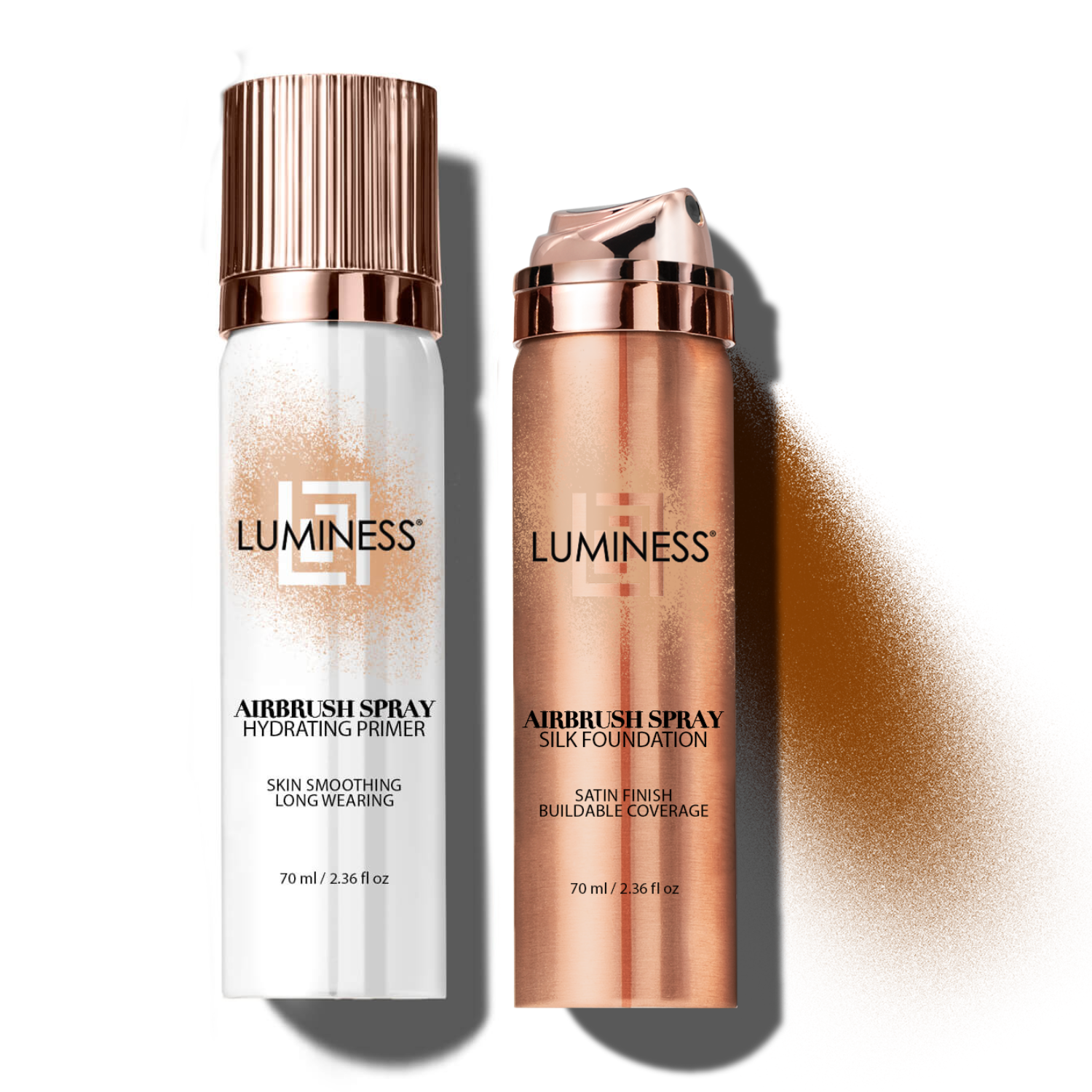LUMINESS - Wholesale Face Makeup Primer - Airbrush Spray Silk Foundation & Hydrating Primer Kit42