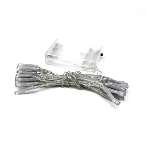 30 LED String Light Battery Operated - Purple for wholesale on Faire