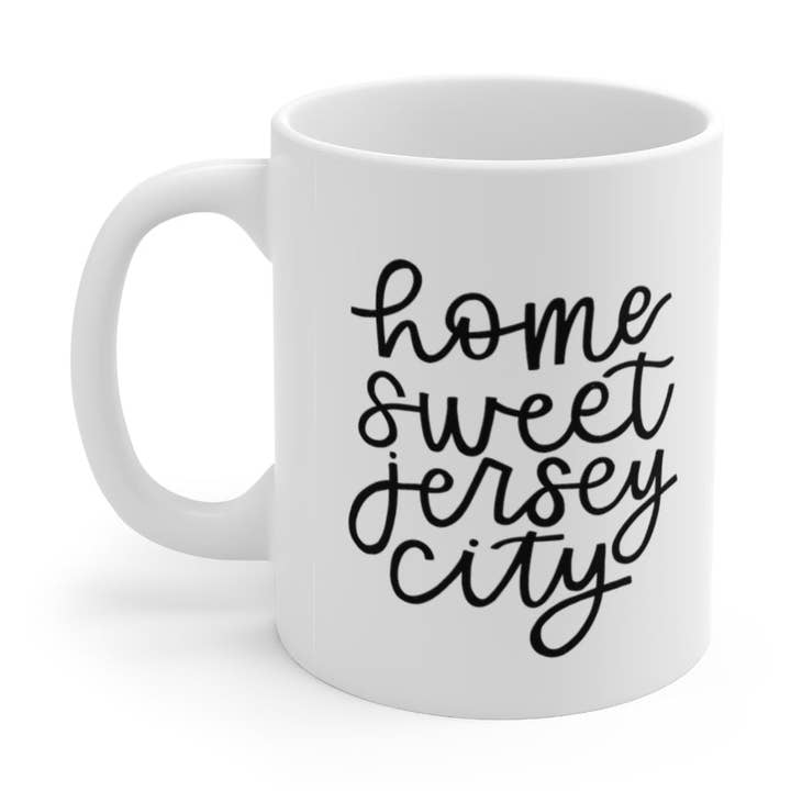 Home Sweet Jersey City Mug for wholesale by Hudson Main