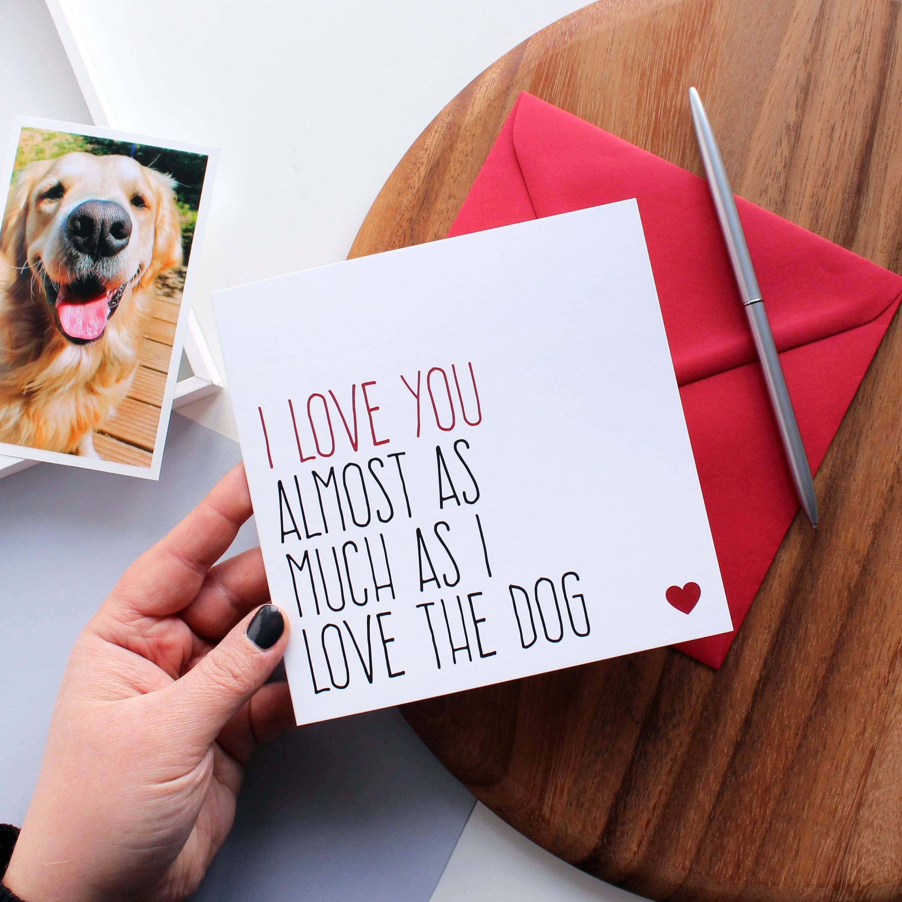Purple Tree Designs - Wholesale Love Card - Almost as Much as I Love the Dog(s) Love Card3