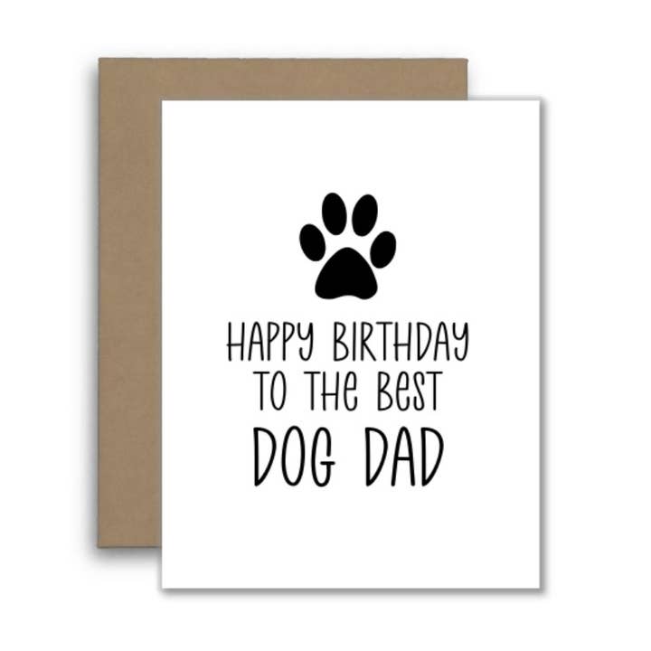 Happy Birthday to the Best Dog Dad – Cute Dog Lover Card for wholesale by North Star Rustics Greetings