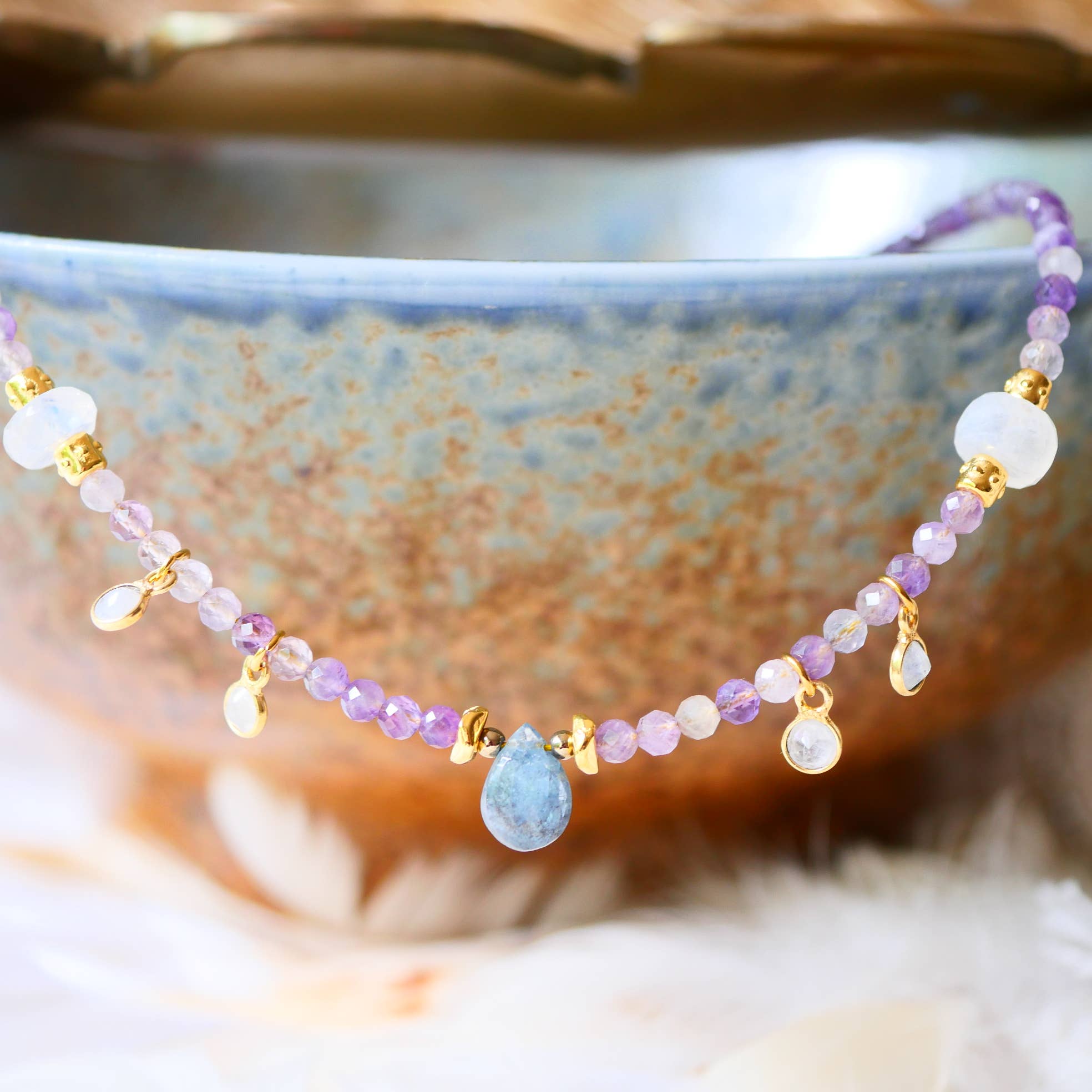 GINANDGER - Vente Collier de perles - COLLIER KRUTI AMETHYST1