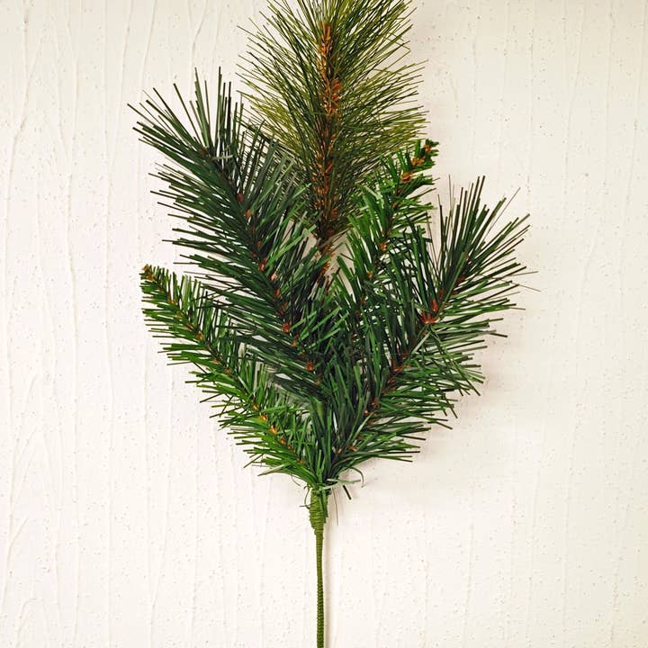 Deluxe Evergreen Pine Spray X5 15" for wholesale by ES Essentials