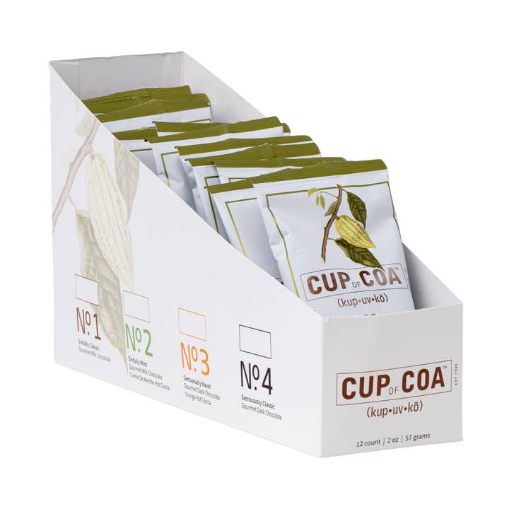 Cup of Coa Inc. - Wholesale Hot Cocoa Mix/Kit - Case of 48 Single Serves | No. 2 Sinfully Mint0