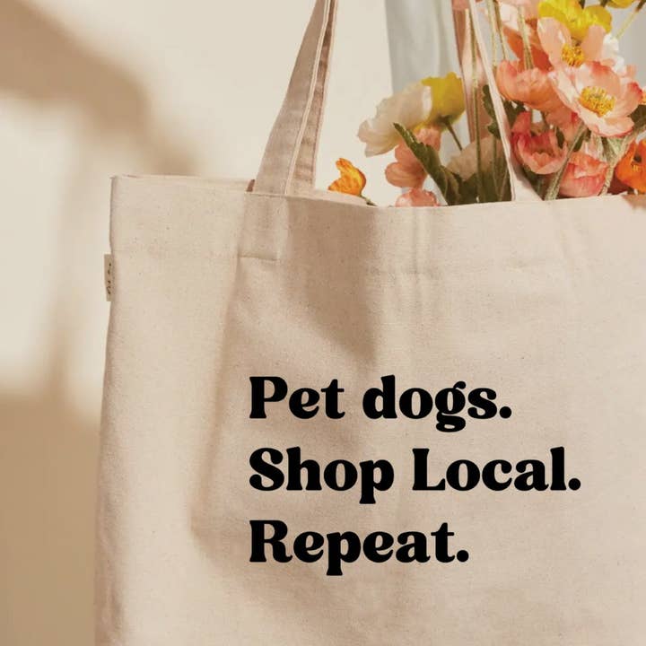 Ruff N' Fluff - Wholesale Tote Bag - Women's - Pet Dogs Shop Local Tote2