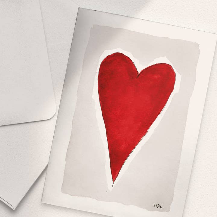 Heart, Red for wholesale by Sari's ArtWork