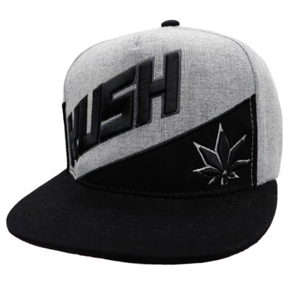 Cap Zone - Wholesale Flat Brim Cap - Men's - KUSH Logo Snap Back
