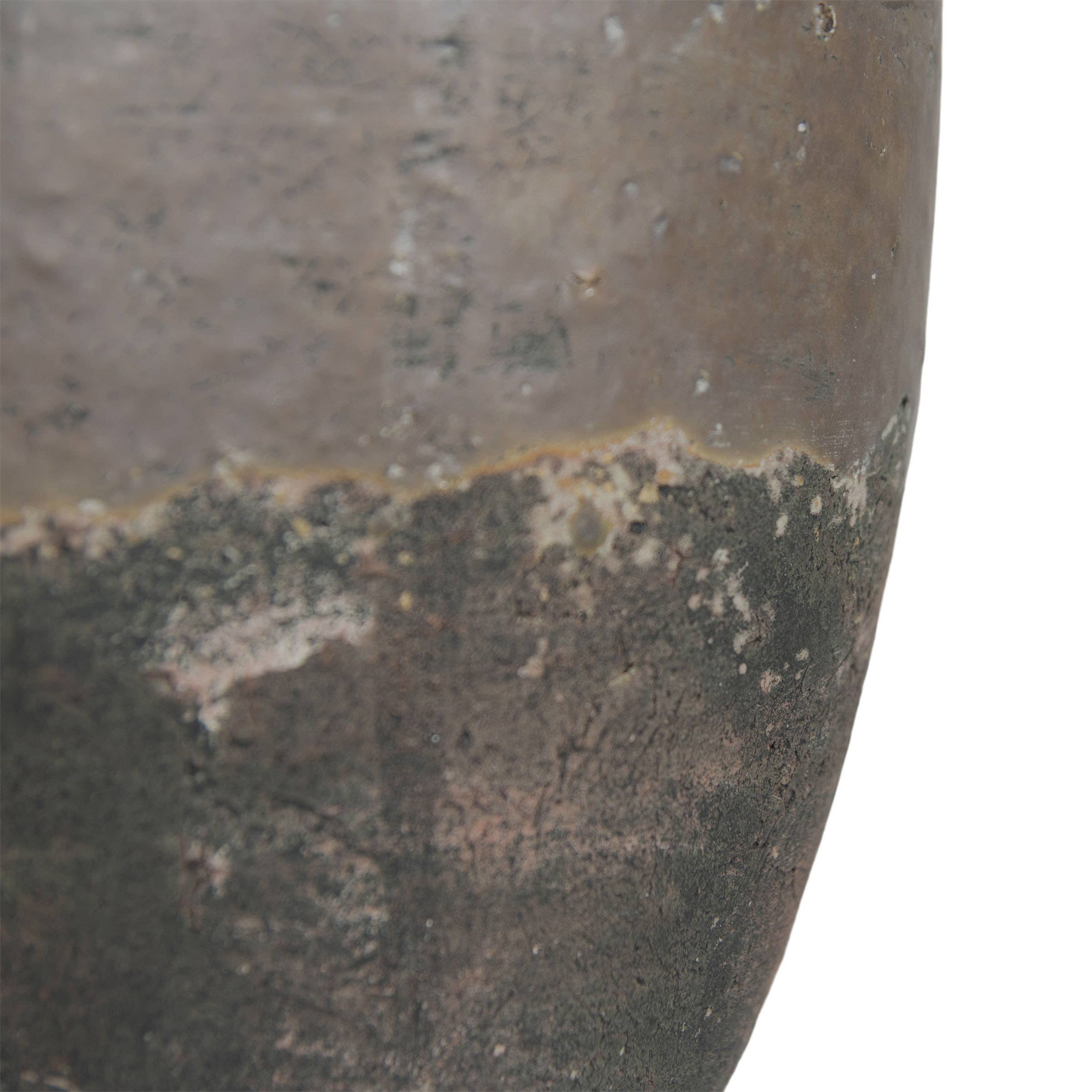 Foreside Home & Garden - Wholesale Plant Pot - SALE - Gita Small Gray Terracotta Garden Planter Pot2