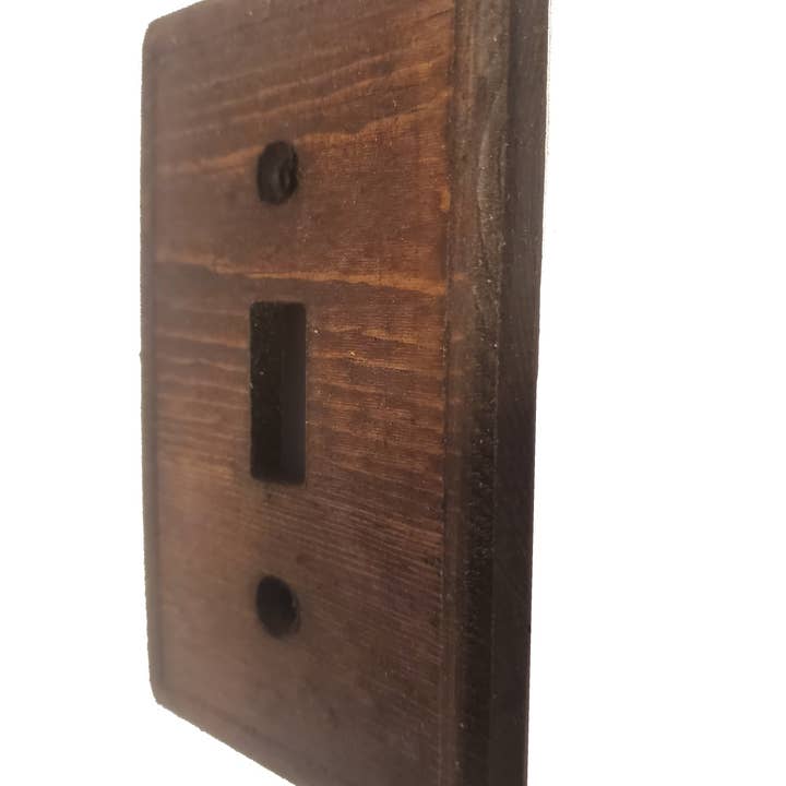 Red Mahogany Light Switch Cover for wholesale on Faire1