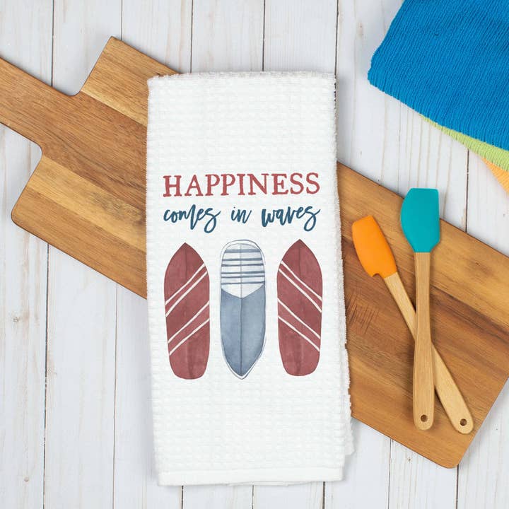 Canary Road - Wholesale Tea Towel - Surfing Beach Towel, Summer Dish Towel, Tea Towel