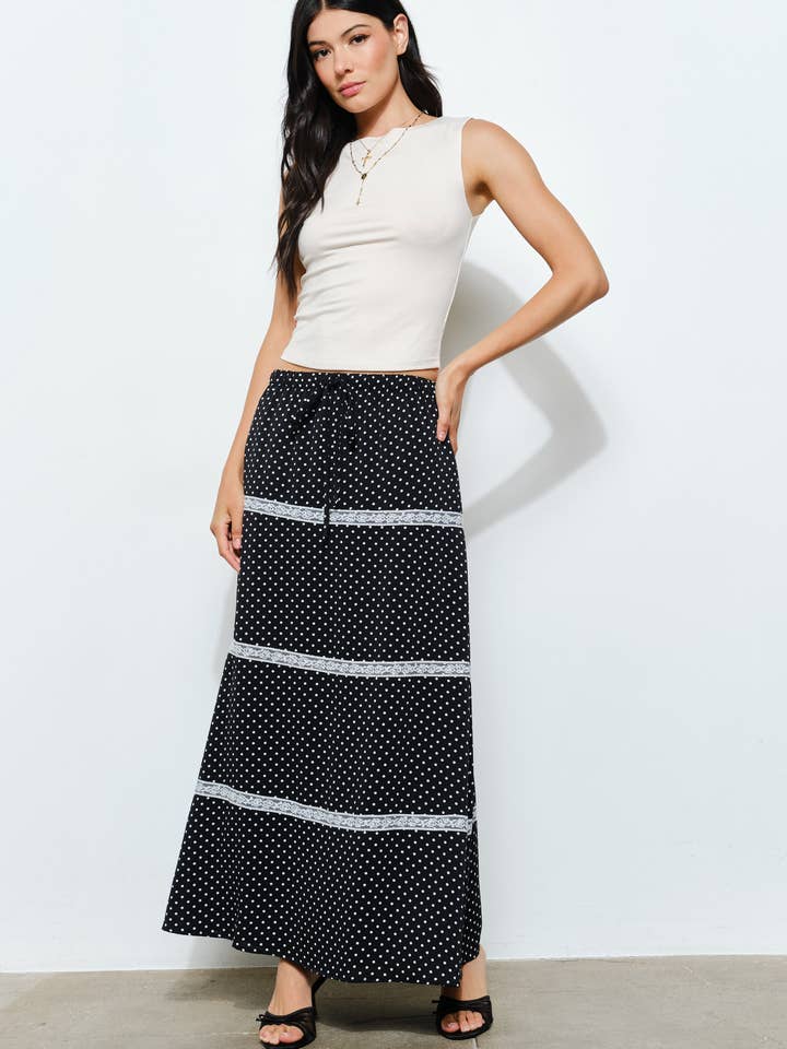 ROWAN FLERLAGERS MAXIKJOL - Fantasifull, Lekfull för wholesale av Pretty Garbage