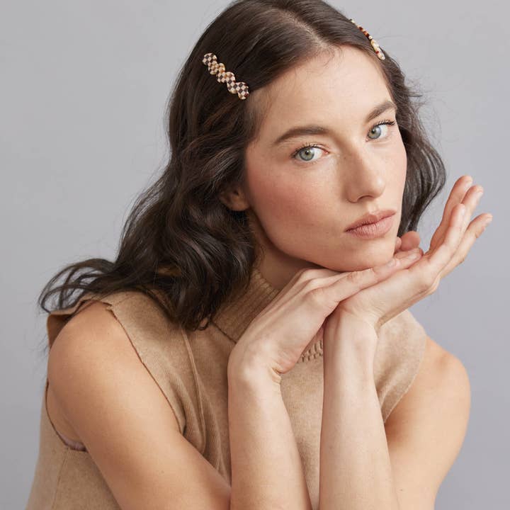 Tiepology - Wholesale Hair Pin - Eco Cloud Wave Slide Hair Pin Set