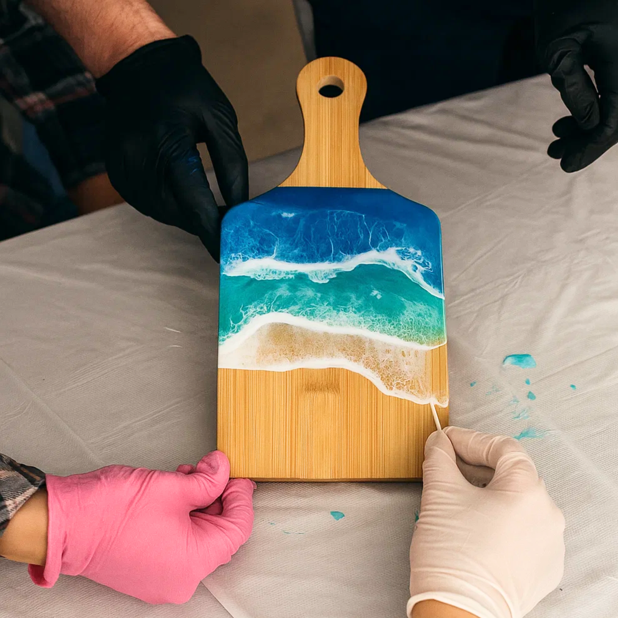 INVISION - Wholesale Serving Tray - 10pc 11" Bamboo Cheese Boards – Bulk Plain Serving Trays2