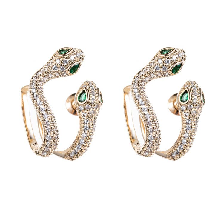 Eye Candy Los Angeles - Wholesale Dangle Earrings - Snake Cuff Earrings