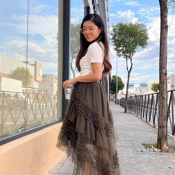 False asymmetric tulle 21-036 and other Purchase Wholesale bobine tulle. Free Returns & Net 60 Terms on Faire trending on Faire.