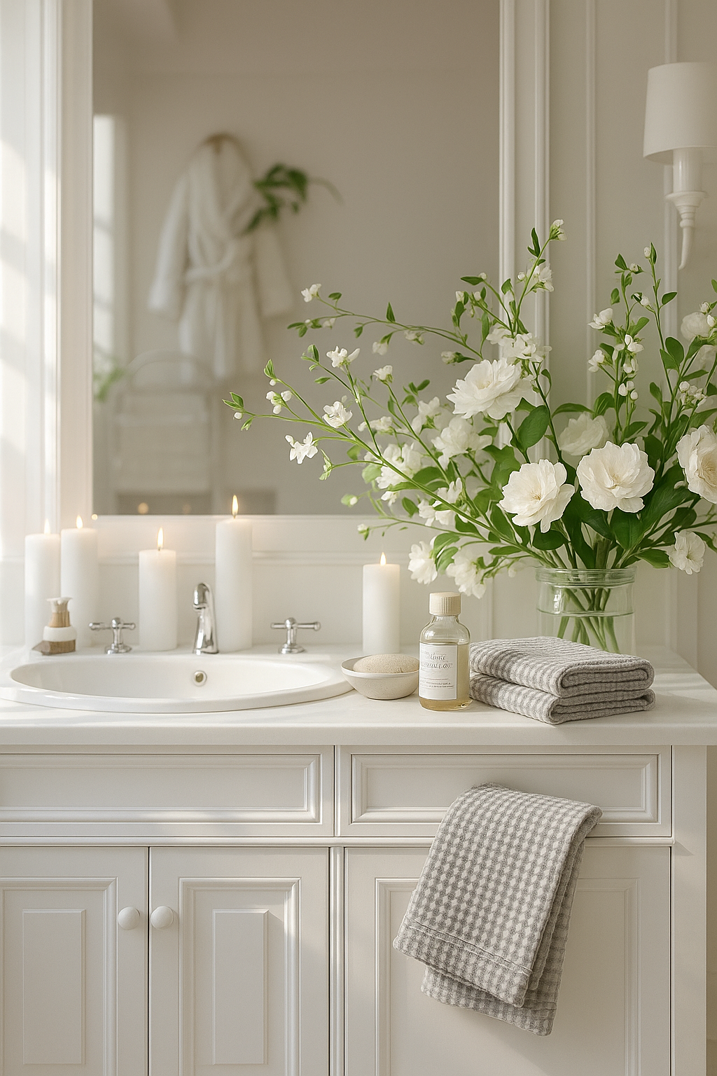 Mama and Tochter - Wholesale Hand Towel - 100% Organic Cotton Rustic Waffle Tea/Hand Towel - Lt Grey4