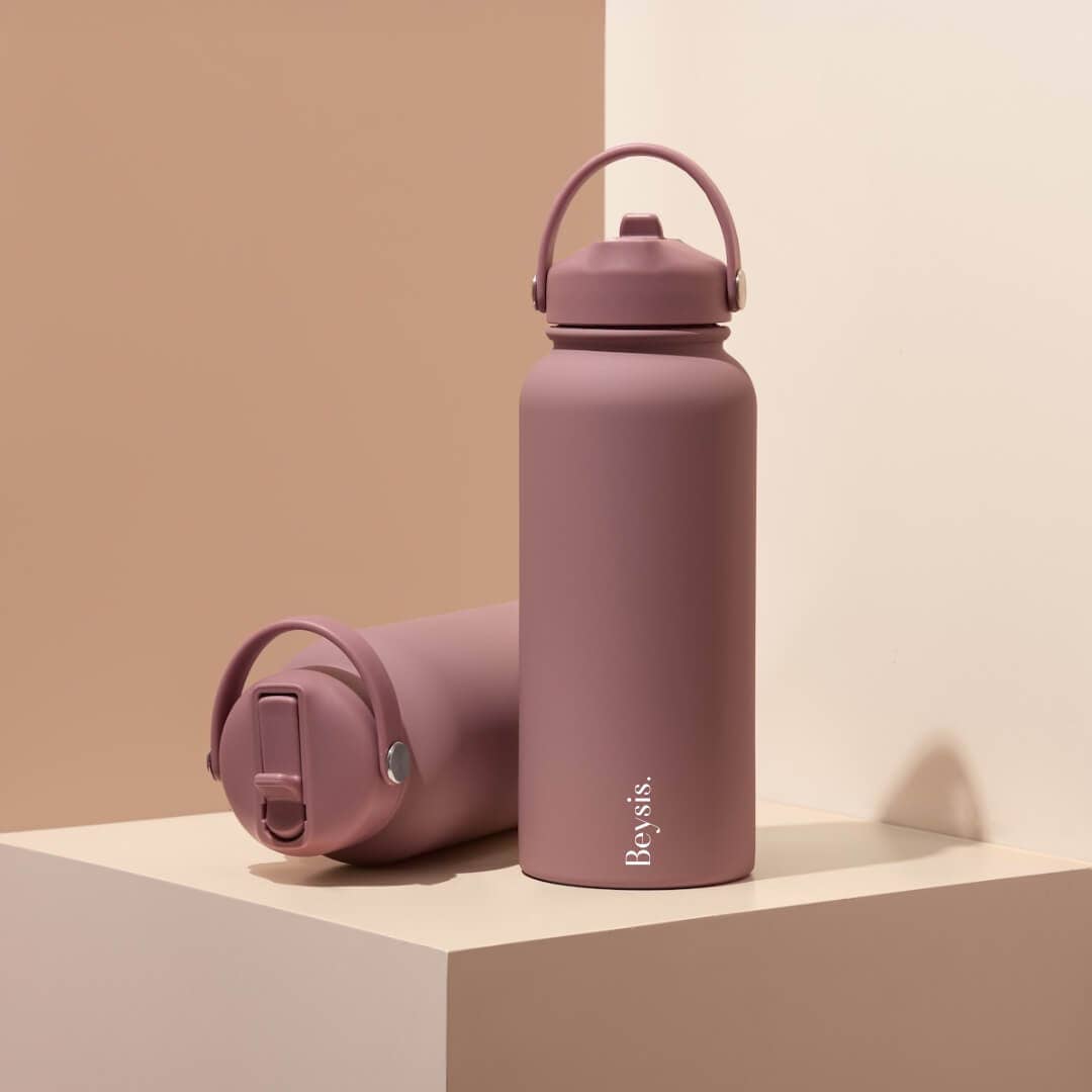 Beysis – wholesale Vattenflaska – 30,5 oz / 900 ml flaska med sugrör13