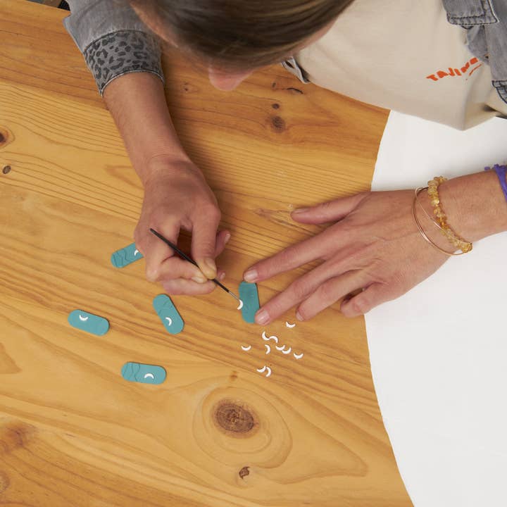 Ocean Clock - Vente Horloges murales - Horloge Lune Cosmic Girl | Phase lunaire x Mélanie Johnsson4