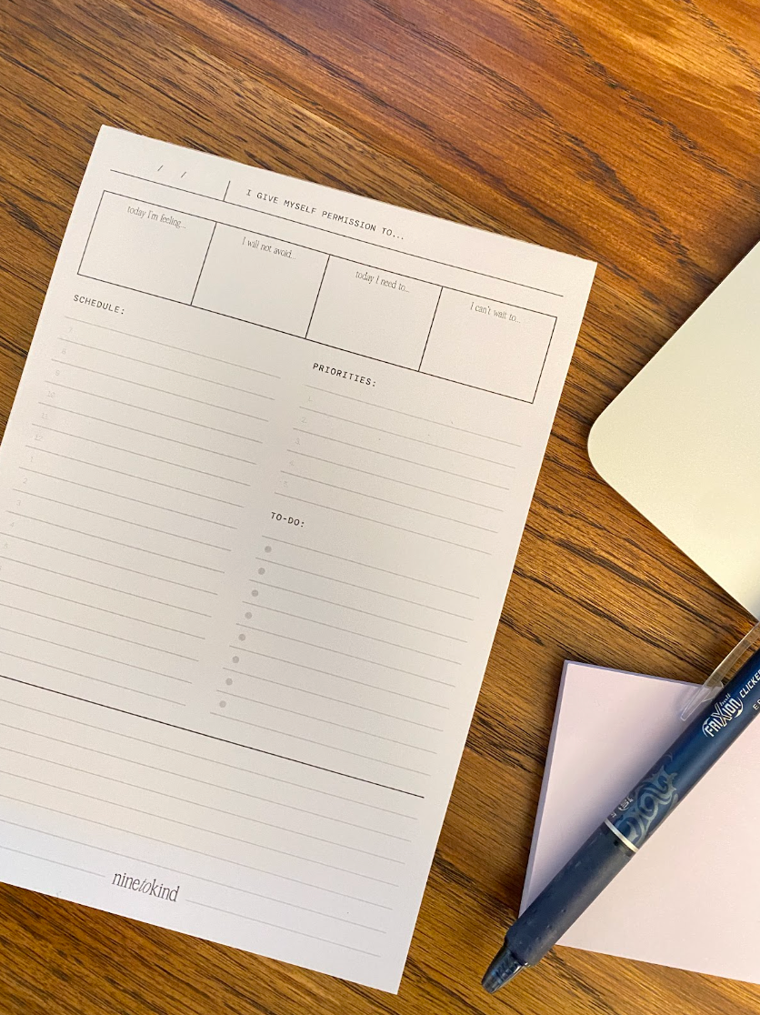 Nine to Kind - Wholesale Notepad - Nine to Kind Daily Planning Notepad3