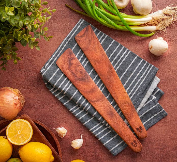 Woodenhouse - Wholesale Spatula/Turner - Teak Wood Spatula 12" - 2 pcs4