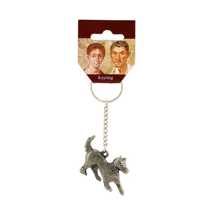 Porta-chaves de estanho - cão da guarda romana por atacado de Timeline Gifts Ltd